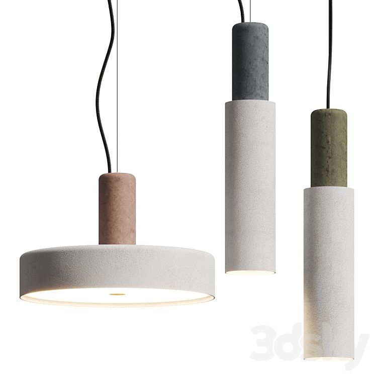 9010 Novantadieci Mix & Match Pendant Lamps 3DS Max Model - thumbnail 1