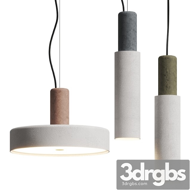 9010 Novantadieci Mix Match Pendant Lamps 3dsmax Download - thumbnail 1