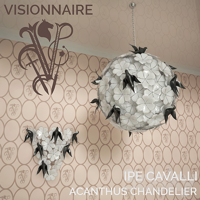 ACANTHUS CHANDELIER _ IPE CAVALLI _ VISIONNAIRE 3DS Max Model - thumbnail 2