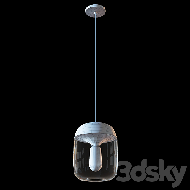 Acorn Black Hanging Lamp by Vita copenhagen 3DS Max Model - thumbnail 3