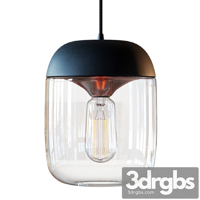 Acorn black hanging lamp by vita copenhagen 3dsmax Download - thumbnail 1