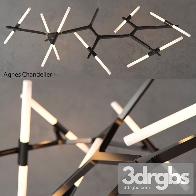 Agnes Chandelier 3dsmax Download - thumbnail 1