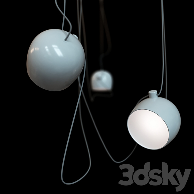 Aim Pendant Lamp 3DS Max Model - thumbnail 2