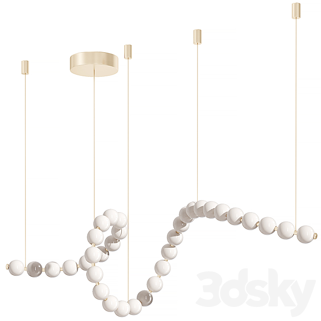 Akoya Light by Alora Pendant lamp 3ds Max - thumbnail 2