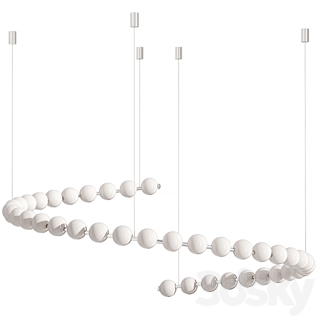 Akoya Light by Alora Pendant lamp 3ds Max - thumbnail 3