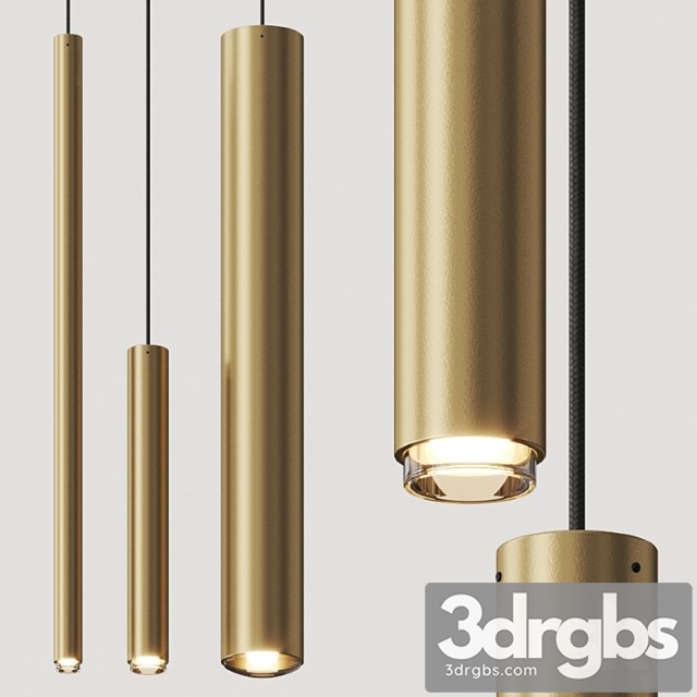 Aldo bernardi tubo line pendant lamps - thumbnail 1