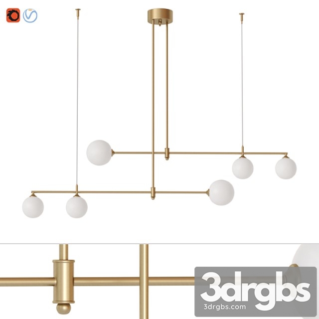 Aliexpress Nordic Pendant Light 3dsmax Download - thumbnail 1