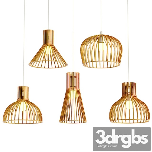 Aliexpress Wooden Hanging Lamp Set 2 3dsmax Download - thumbnail 1