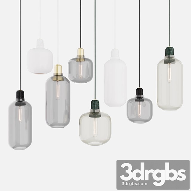 Amp pendant lamps by normann copenhagen 3dsmax Download - thumbnail 1