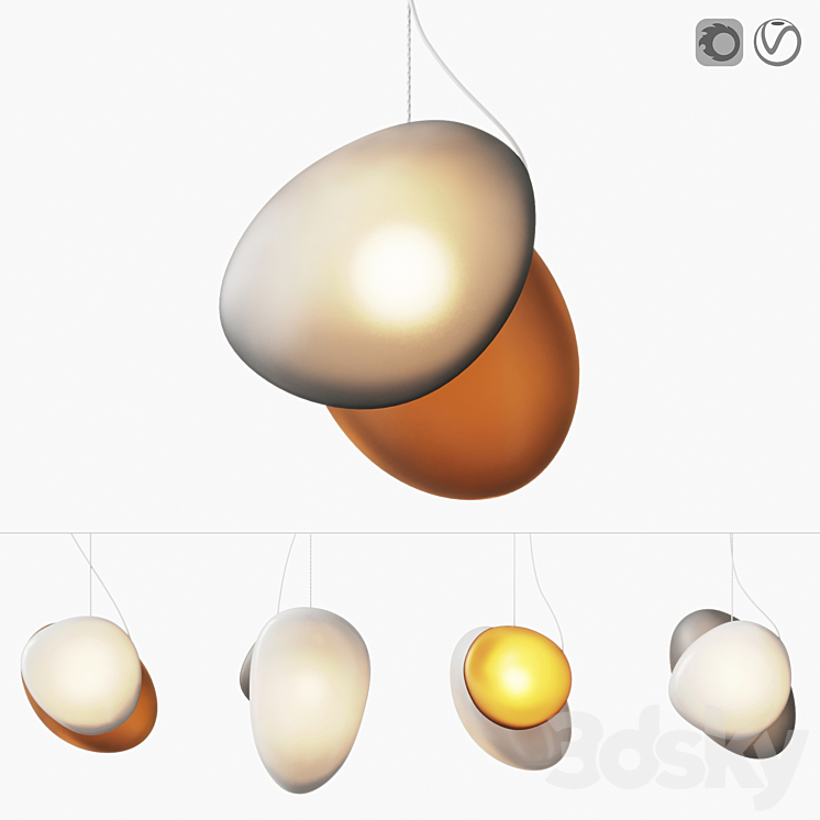 AND Pebble series suspension 3DS Max Model - thumbnail 2