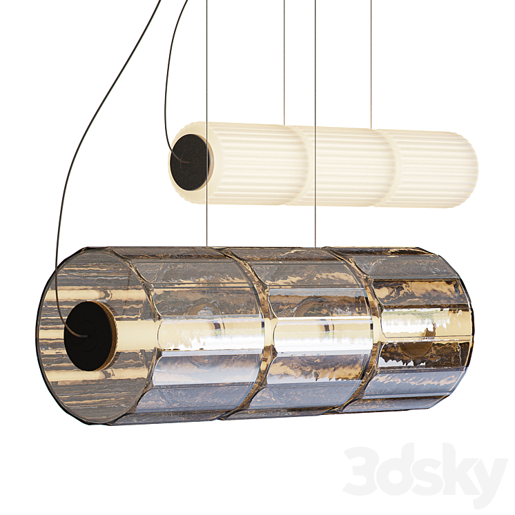 ANDlight Column Pendant horizontal series 3DS Max Model - thumbnail 1