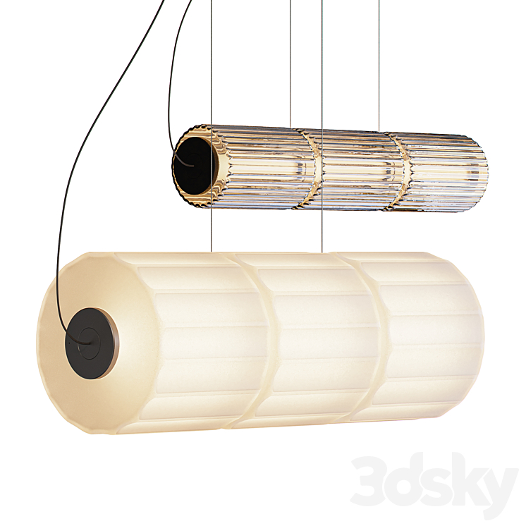 ANDlight Column Pendant horizontal series 3DS Max Model - thumbnail 2