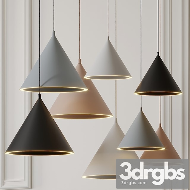 Annular pendant lamps by mintbliss 3dsmax Download - thumbnail 1