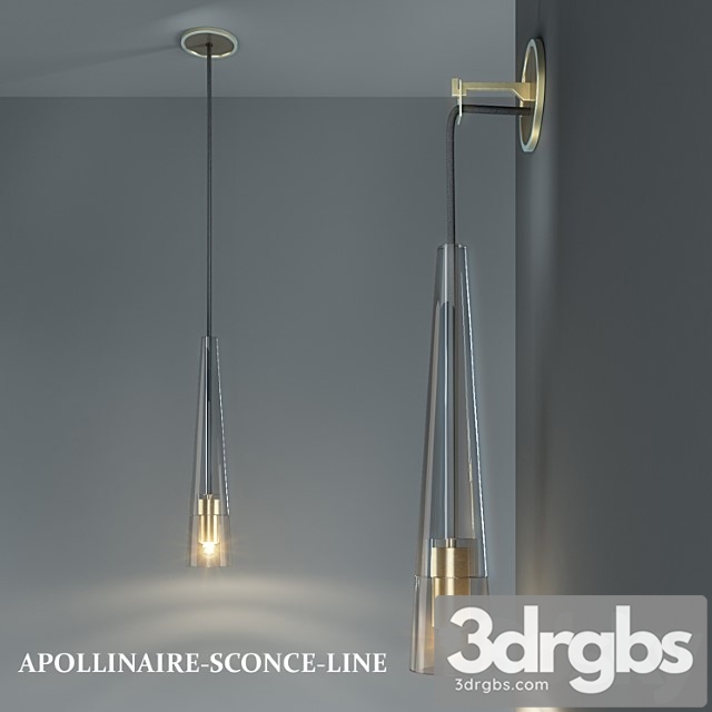 Apollinaire Sconce 3dsmax Download - thumbnail 1