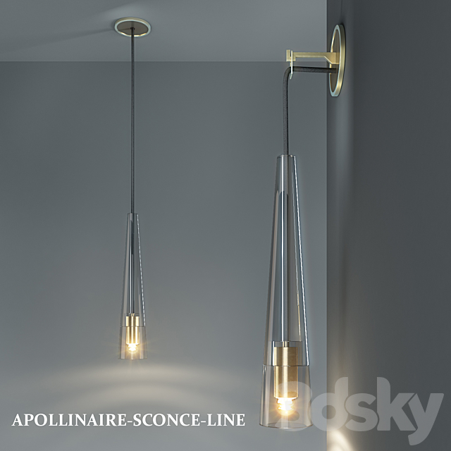 APOLLINAIRE sCONCE 3DSMax File - thumbnail 1