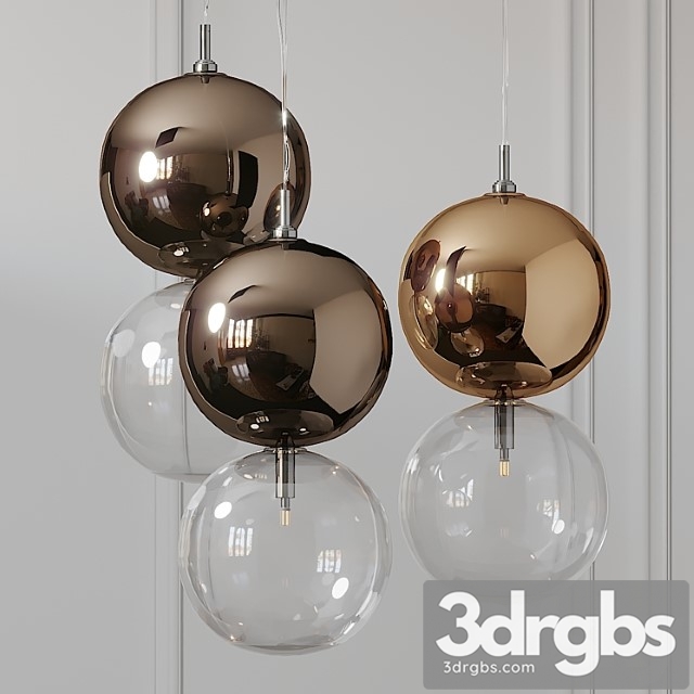 Apollo pendant by cattelan italia 3dsmax Download - thumbnail 1