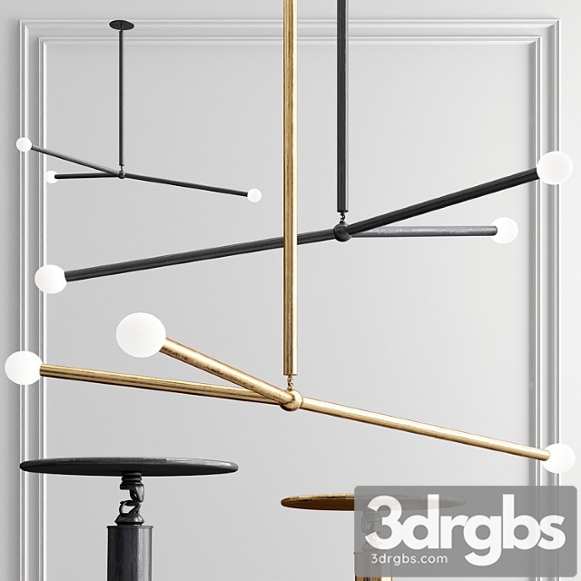 Apparatus arrow chandelier 3dsmax Download - thumbnail 1