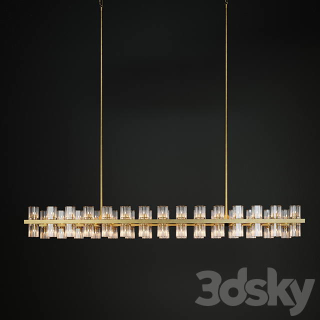 ARCACHON LINEAR CHANDELIER 3DSMax File - thumbnail 1