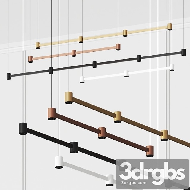 Arkoslight Art Pendant Lamps 3dsmax Download - thumbnail 1