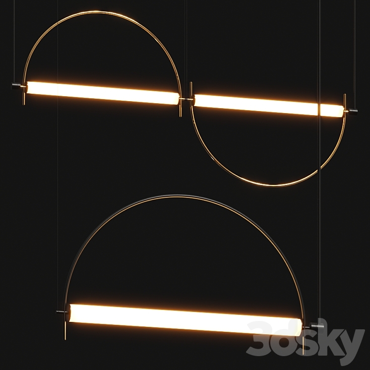 Aromas del Campo Arc Pendant Lamp 3DS Max Model - thumbnail 2