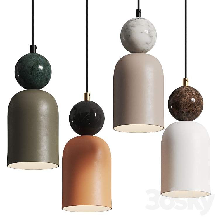 Aromas del Campo Bell Pendant Lamp 3DS Max Model - thumbnail 1