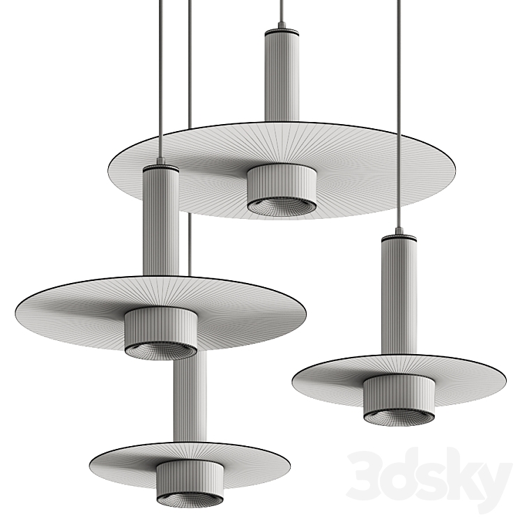 Aromas del Campo Focus Pendant Lamps 3DS Max Model - thumbnail 2