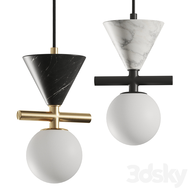 Aromas del Campo Oneta Pendant Lamp 3DS Max Model - thumbnail 1