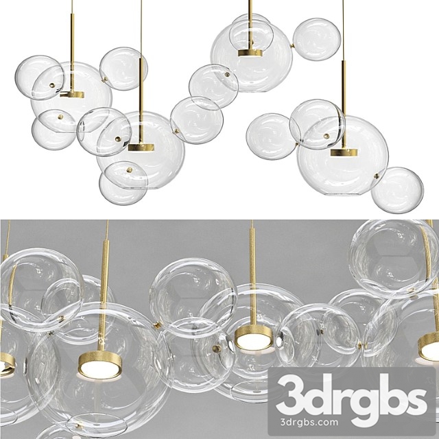 Art Deco Pendant Lamp 3dsmax Download - thumbnail 1