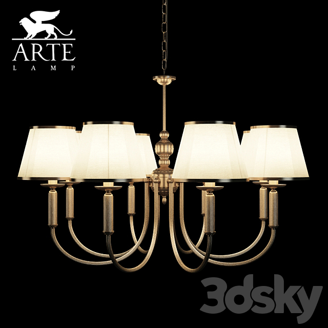 Arte Lamp A3579LM-8AB 3DSMax File - thumbnail 1