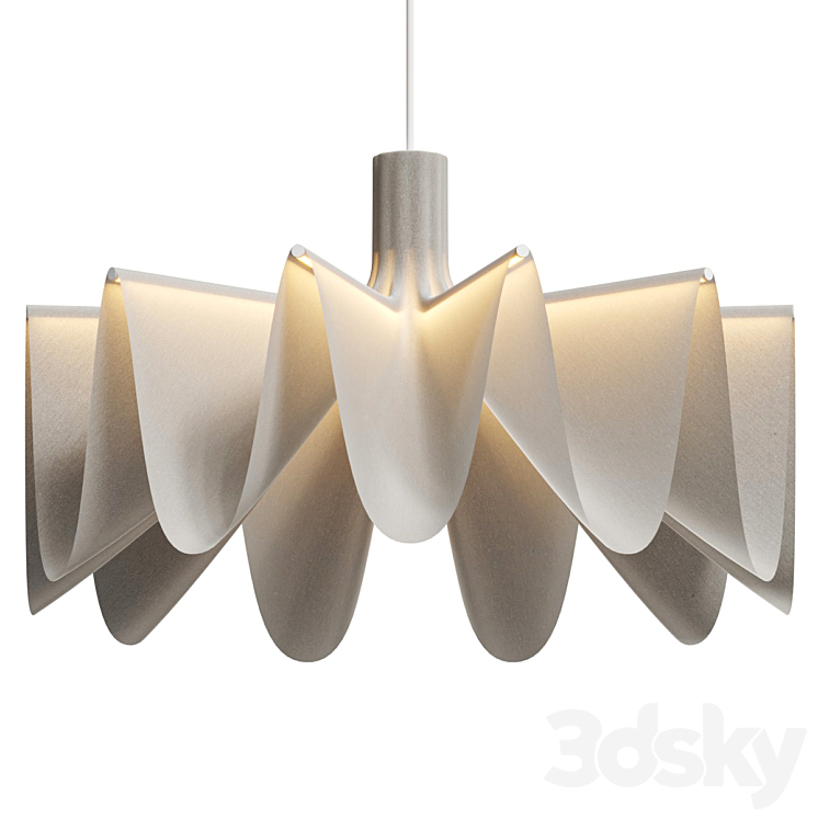 Artemide Veil Coated Pendant Lamp 3DS Max Model - thumbnail 1