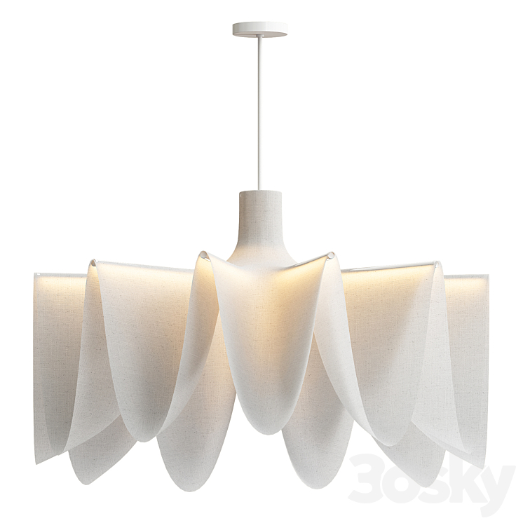 Artemide VEIL pendant lamp 3DS Max Model - thumbnail 1