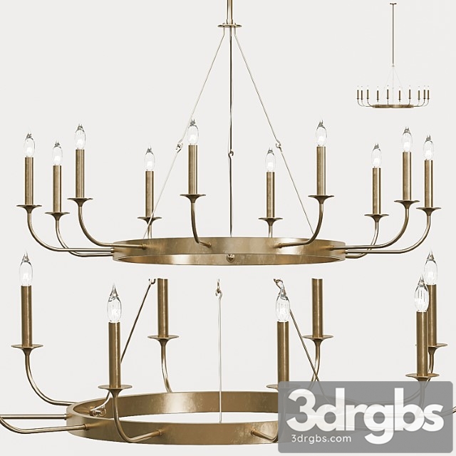 Arteriors berlin chandelier - thumbnail 1