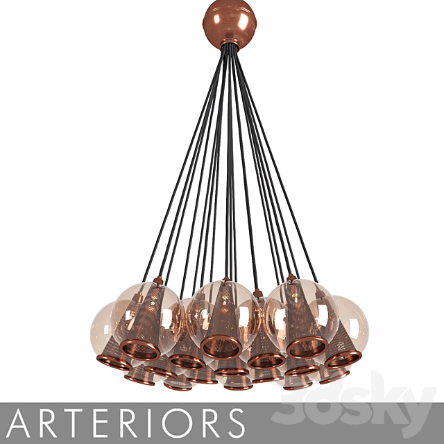 Arteriors caviar adjustable bouquet 3DSMax File - thumbnail 1