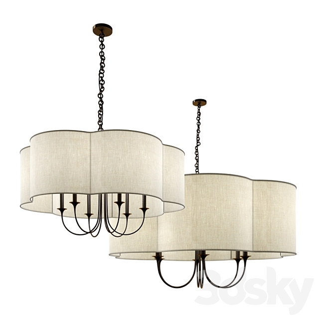 Arteriors Home Rittenhouse Chandelier (Large Chandelier) 3DSMax File - thumbnail 1