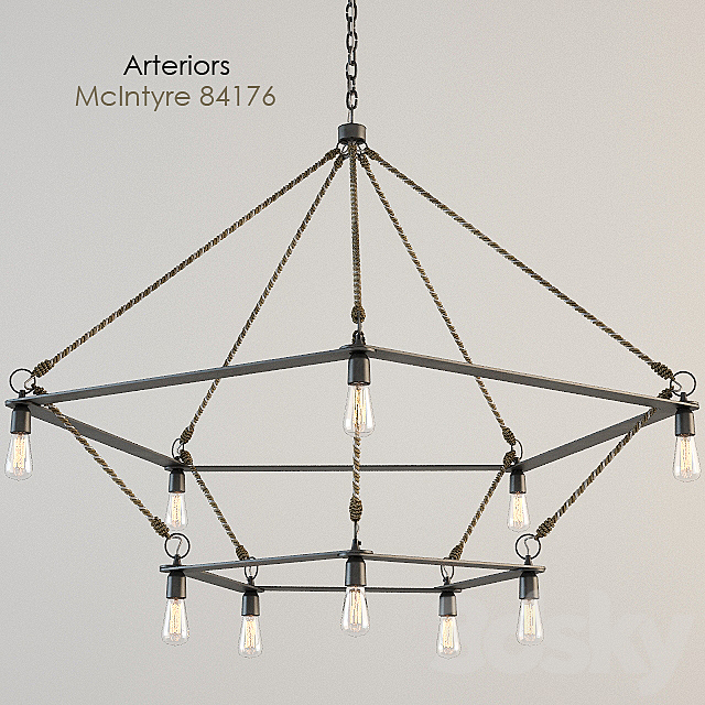 Arteriors McIntyre 84176 3DSMax File - thumbnail 1