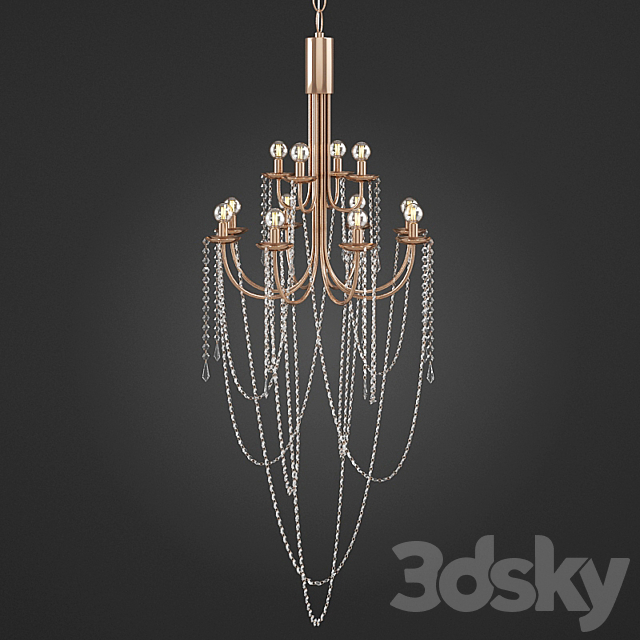 Arteriors – Mirabelle chandelier 3DSMax File - thumbnail 1