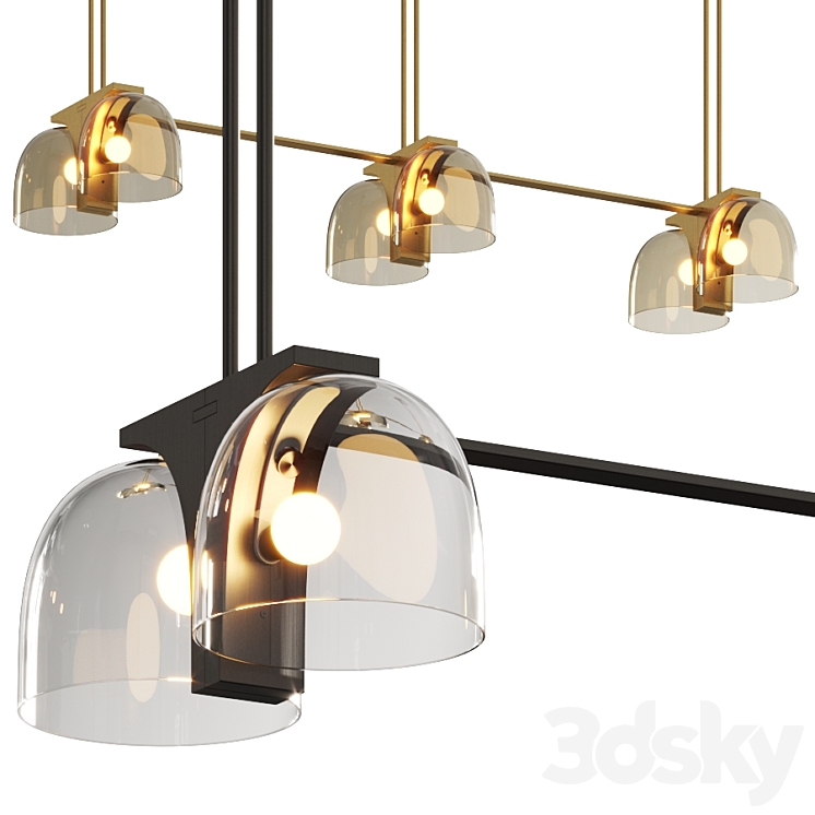 Articolo Lighting Tubi Pendant Lamp 3DS Max Model - thumbnail 1