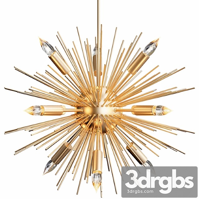 Astra chandelier sputnik 3dsmax Download - thumbnail 1