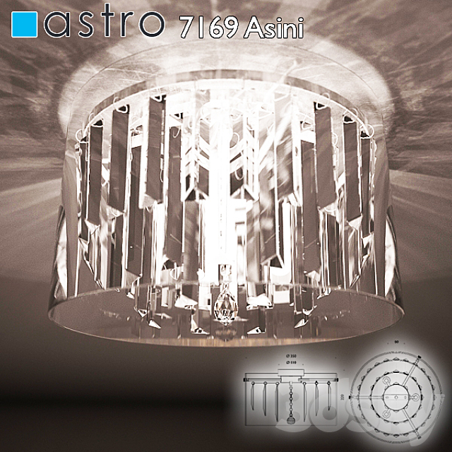 Astro Lighting Asini 7169 3DS Max Model - thumbnail 2