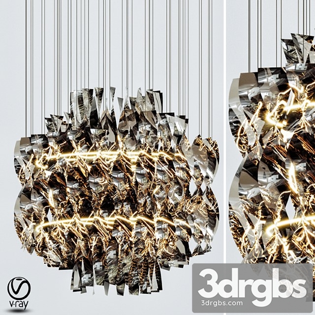 Aura fumo chandelier 3dsmax Download - thumbnail 1