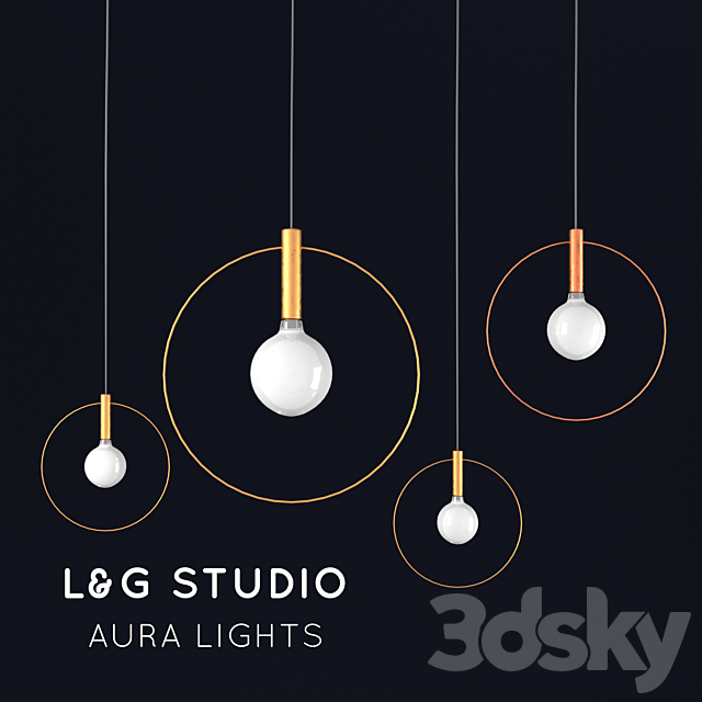 Aura light lamp 3DSMax File - thumbnail 1