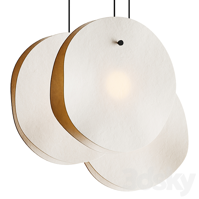 Aura pendant lamp 3ds Max - thumbnail 2