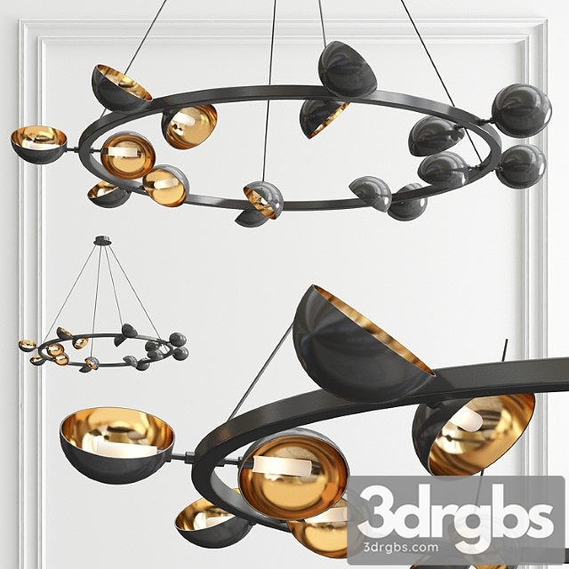 Avion chandelier by jonathan browning 3dsmax Download - thumbnail 1