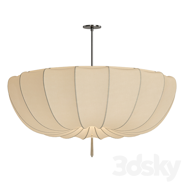 Axya French Cream Chandelier 3ds Max - thumbnail 1