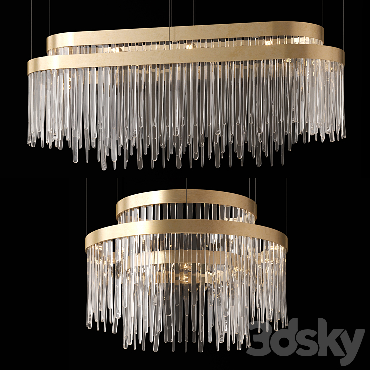 Babel Chandeliers by Luxxu 3DS Max Model - thumbnail 1