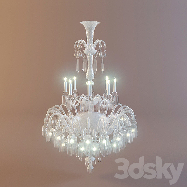 BACCARAT Chandelier 3ds Max - thumbnail 1