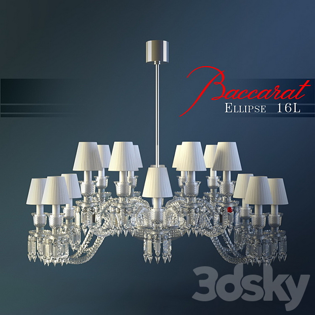 Baccarat – Ellipse 16L 3DSMax File - thumbnail 1