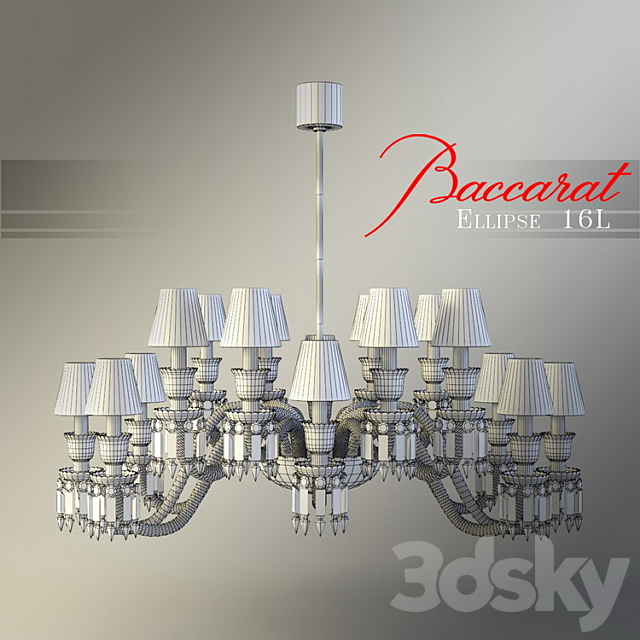 Baccarat – Ellipse 16L 3DSMax File - thumbnail 2