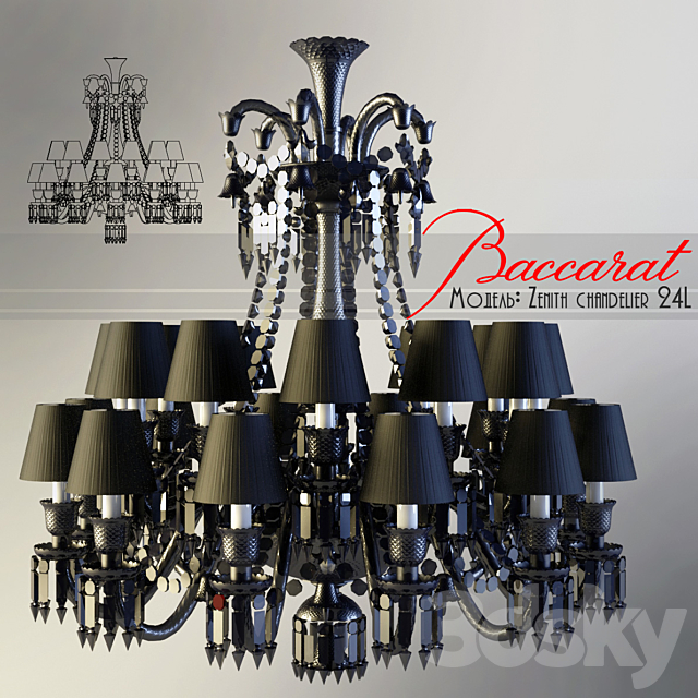 Baccarat – Zenith 24l 3ds Max - thumbnail 1