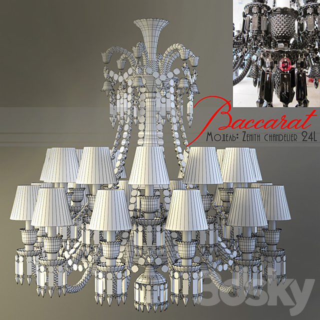 Baccarat – Zenith 24l 3ds Max - thumbnail 2